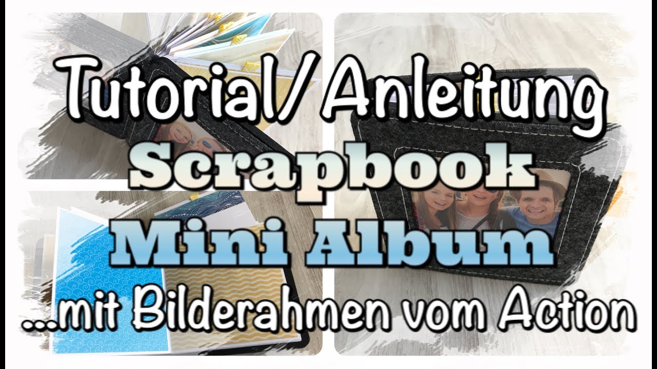 Mini Album aus Bilderrahmen von Action, DIY Fotoalbum