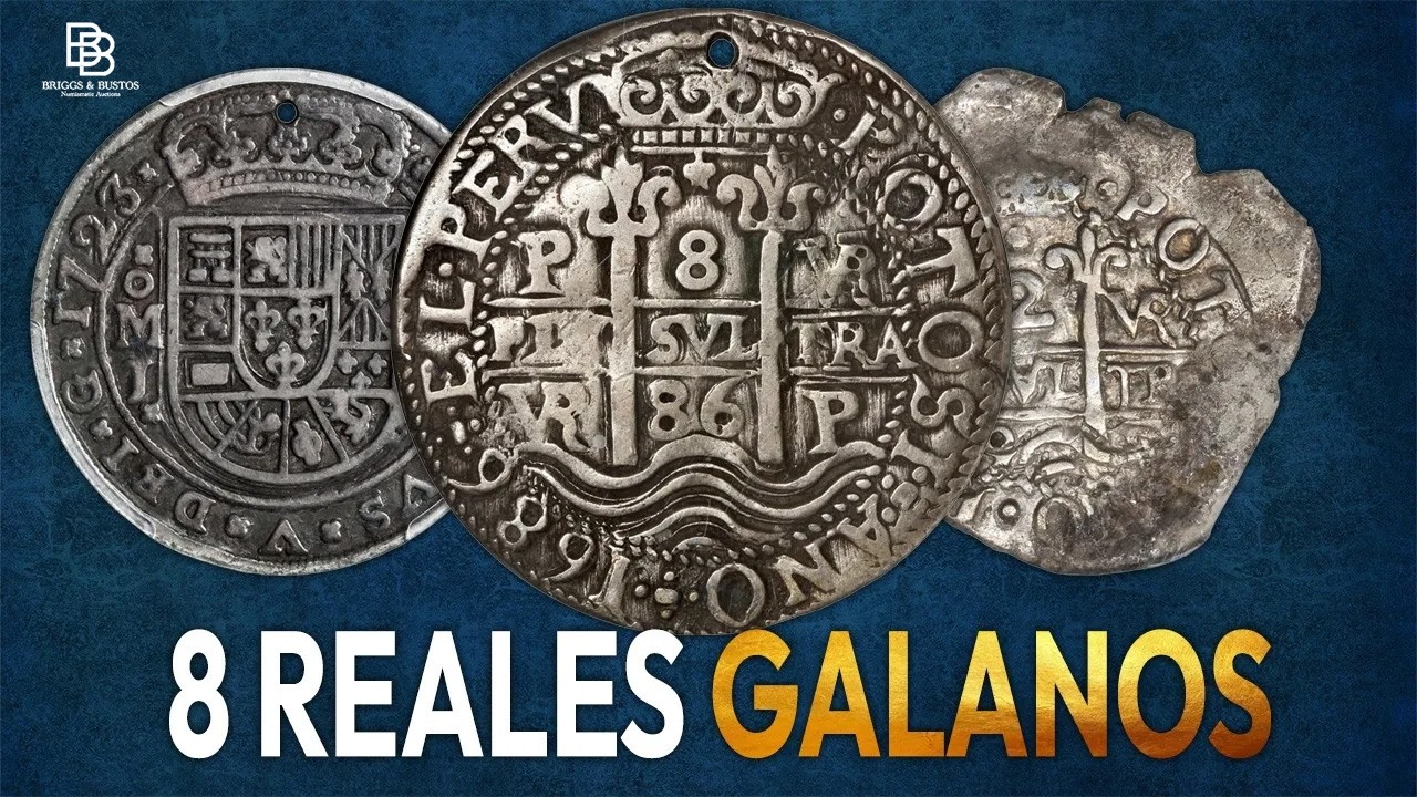 8 REALES GALANOS y otras piezas en la subasta de Briggs & Bustos