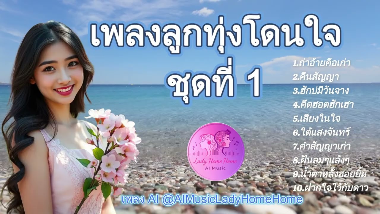 เพลงลูกทุ่งโดนใจ ชุดที่ 1  - AI Music Lady Home Home