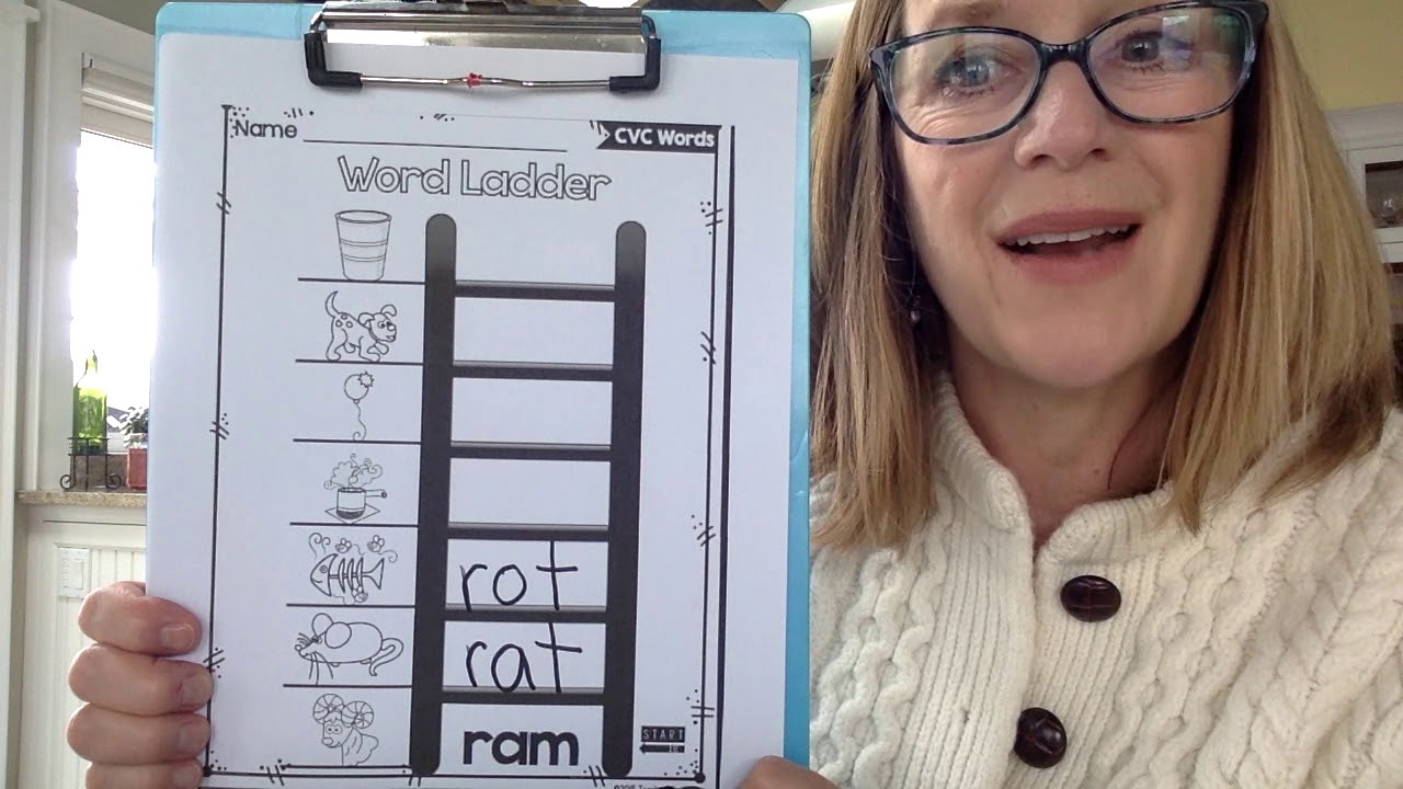 CVC Word Ladder instruction