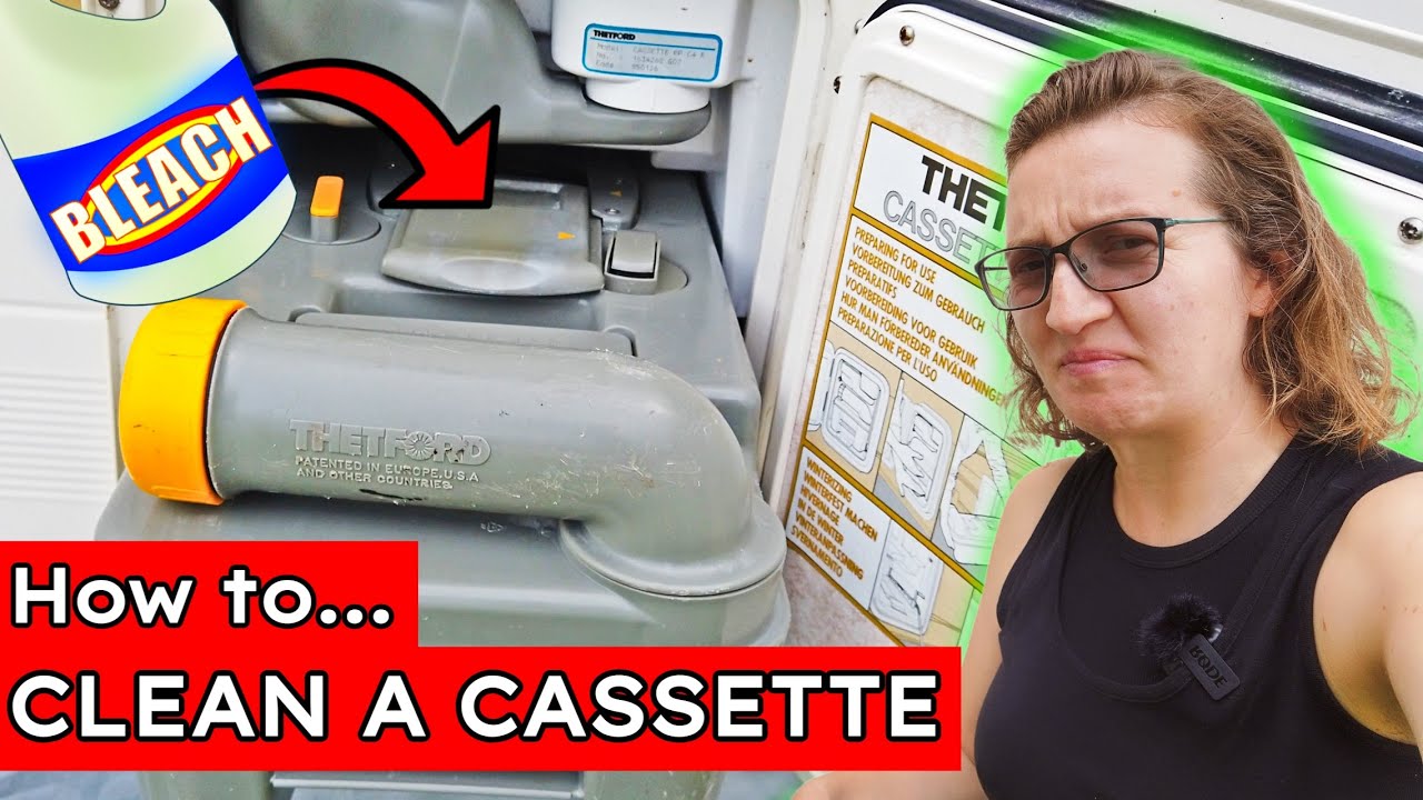 #23 How To Clean & Sanitize Thetford TOILET CASSETTE - in motorhome, caravan or boat...