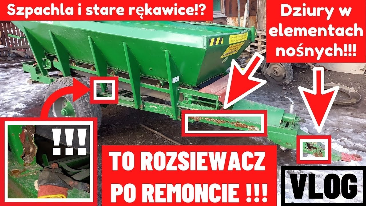 Co znaleźliśmy w rozsiewaczu po remoncie?