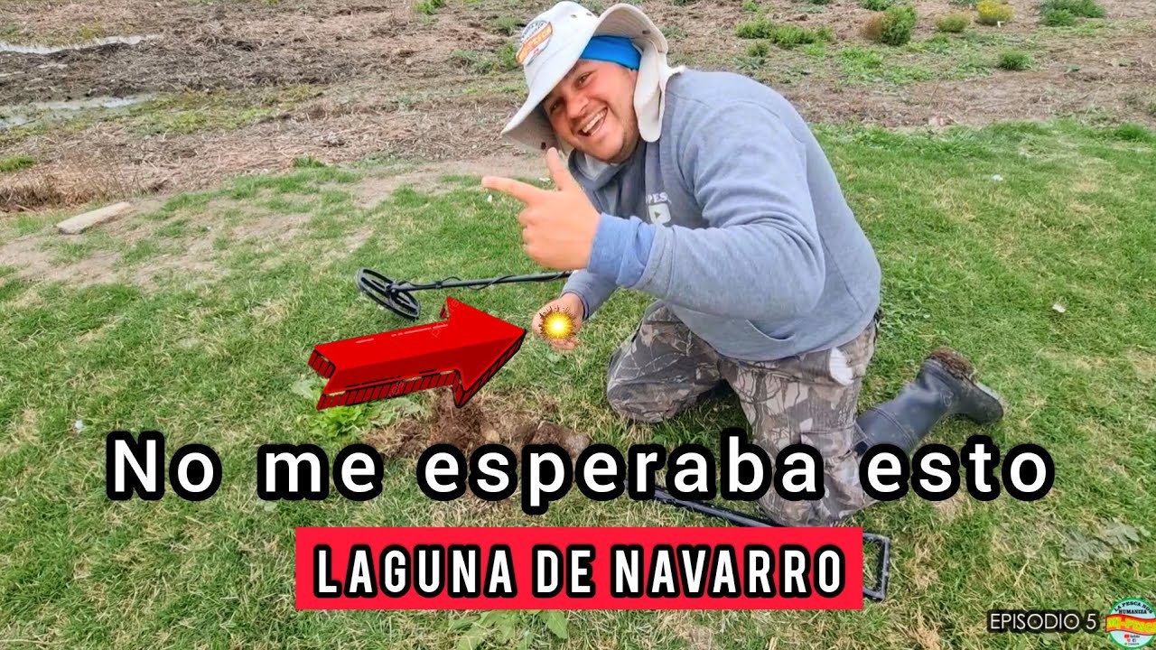 Me volví MILLONARIO con todo lo que encontré, detector de metales en la laguna de navarro MJ-PESCA