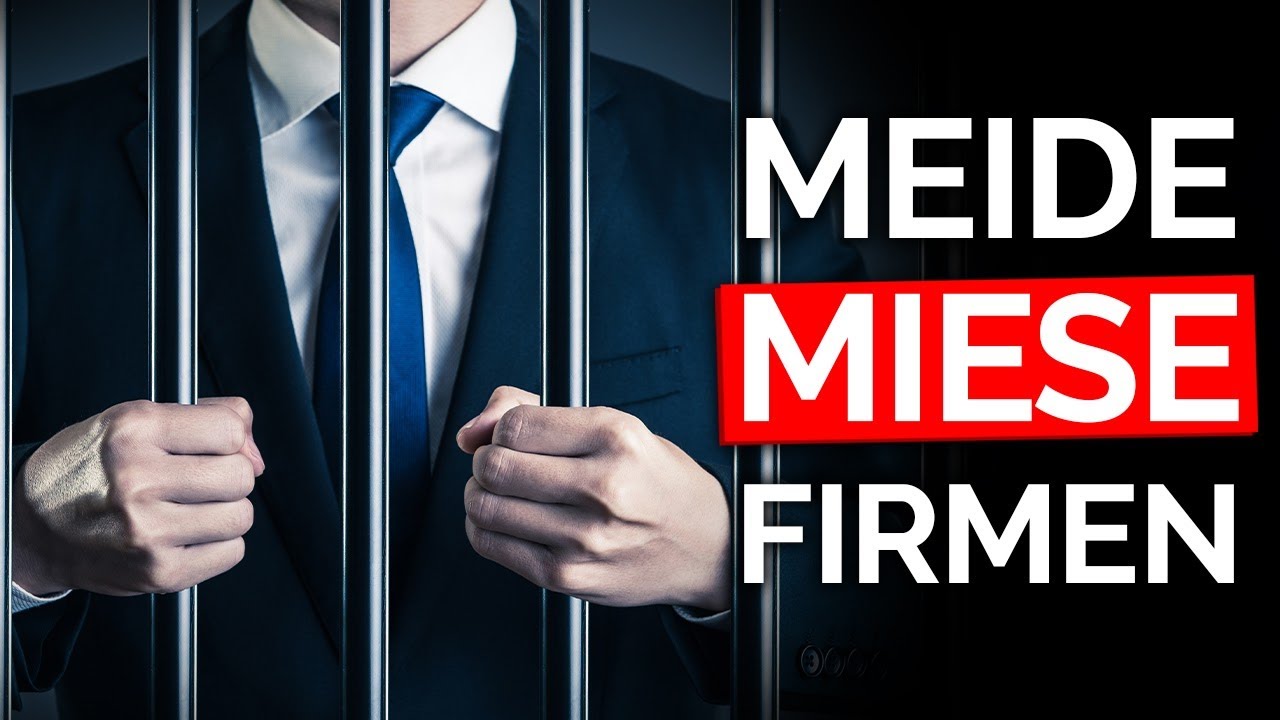 DARAN erkennst du miese Firmen (Jobwechsel-Falle)