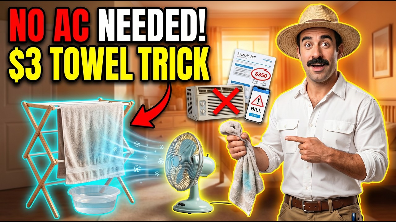 The $3 Old Trick That Cools a Room Without an Air Conditioner