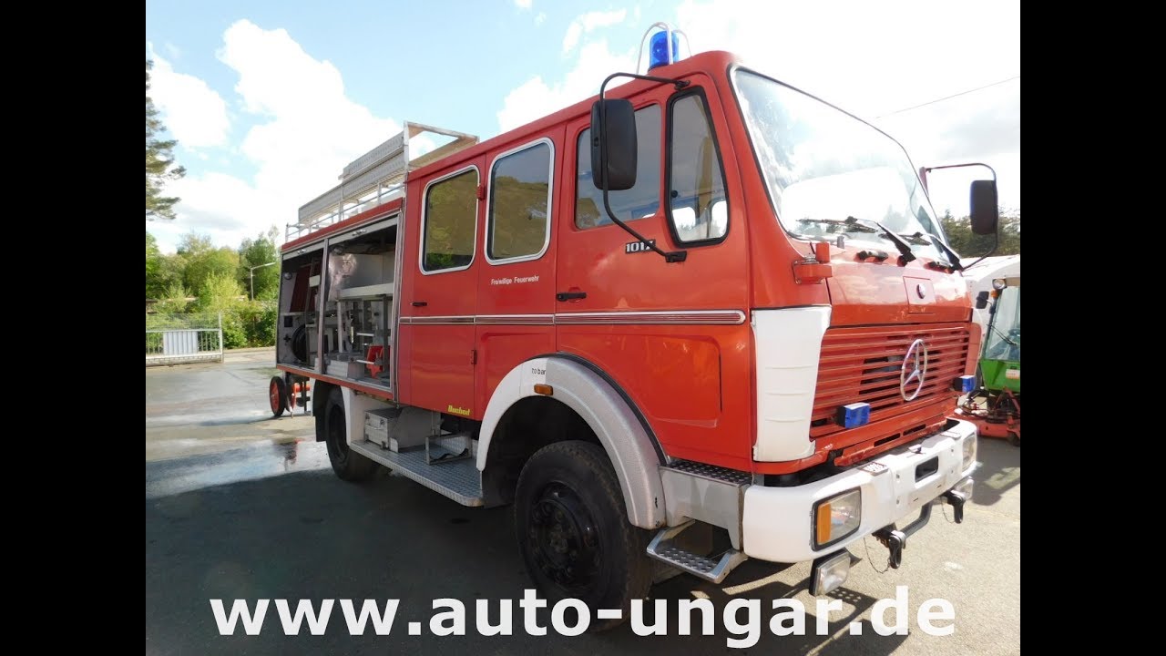 MB 1017 AF Feurwehr LF 16 Bj  1980 Allrad www.auto-ungar.de