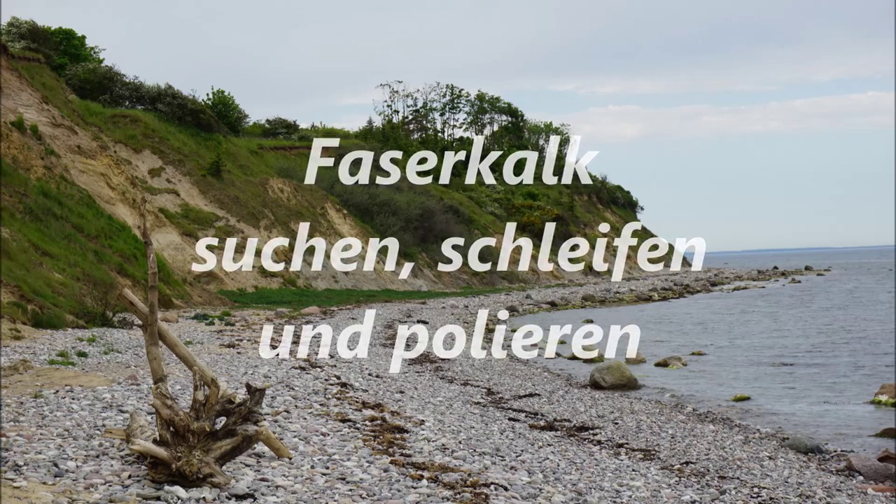 Faserkalk suchen, schleifen & polieren