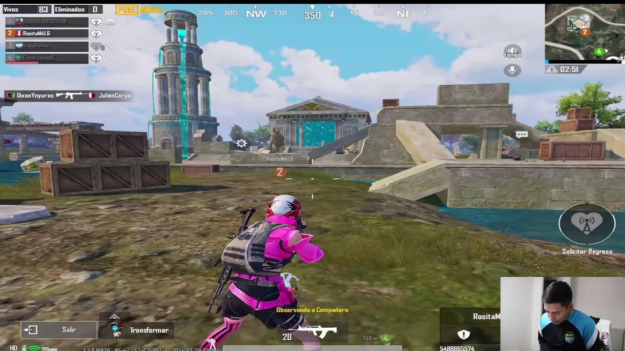Primera Partida del canal #pubgmobile intentando ser youtuber #pubgchile