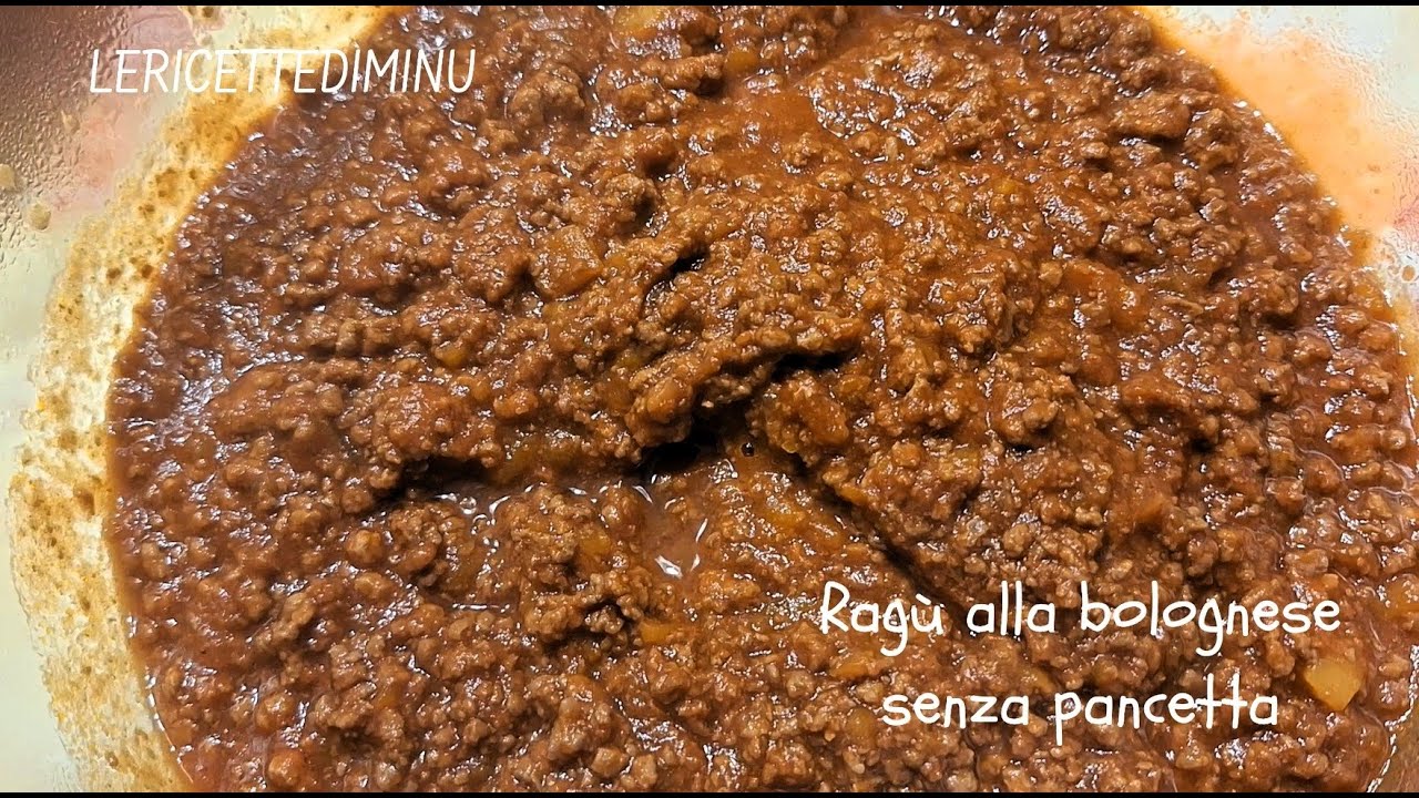 Ragù alla bolognese senza pancetta