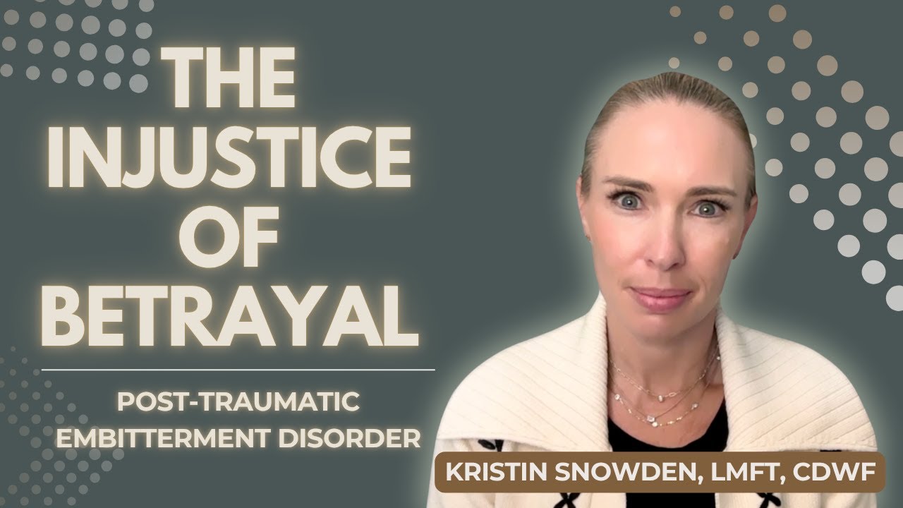 The Injustice of Betrayal: What is Post-Traumatic Embitterment Disorder?