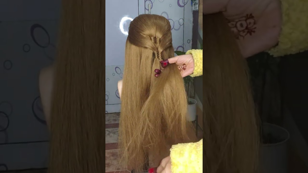 🪷♥️#hairstyle #beauty #hairtutorial #viral #viralshort 