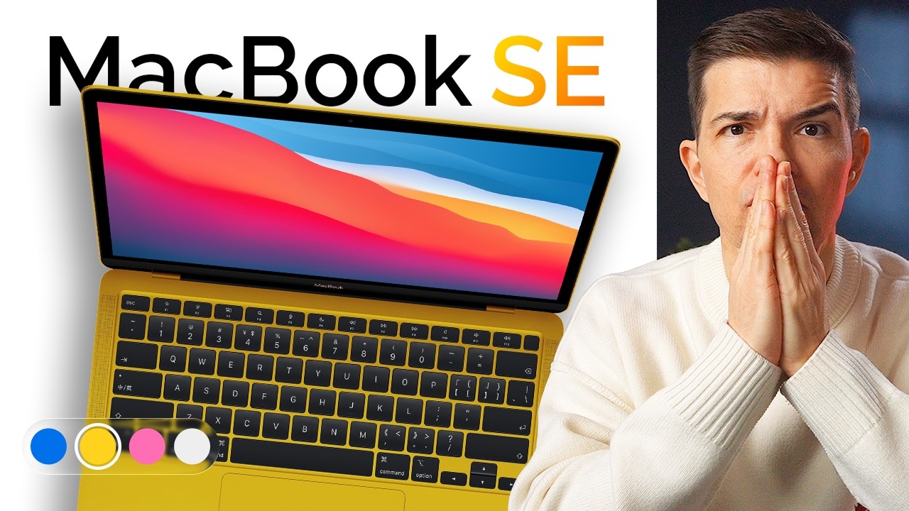 Dünner, leichter & günstiger: Das Einsteiger MacBook kommt! Mit iPhone-Chip & bunten Farben!