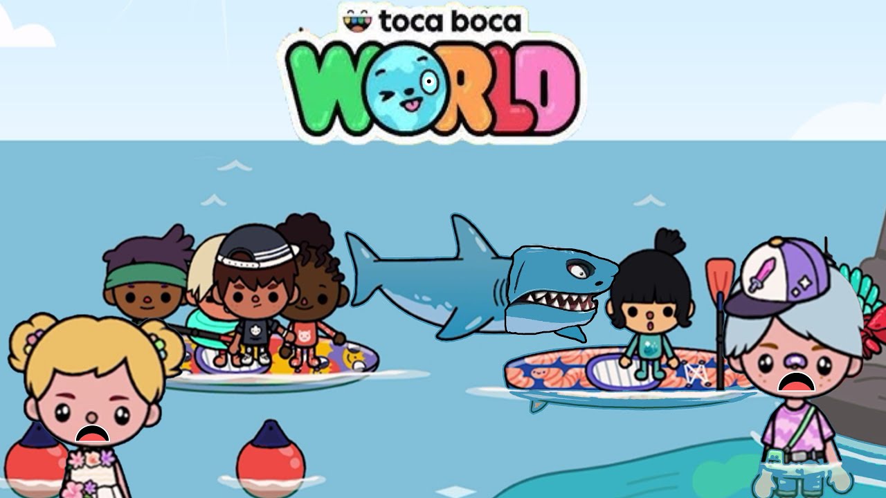 TOCABOCA МУЛЬТИК АКУЛЕНОК НАС ПОЙМАЛ😂 Куклы ЛОЛ СЮРПРИЗ сбежали купаться на море ИЗ САДИКА ДАРИНЕЛКА
