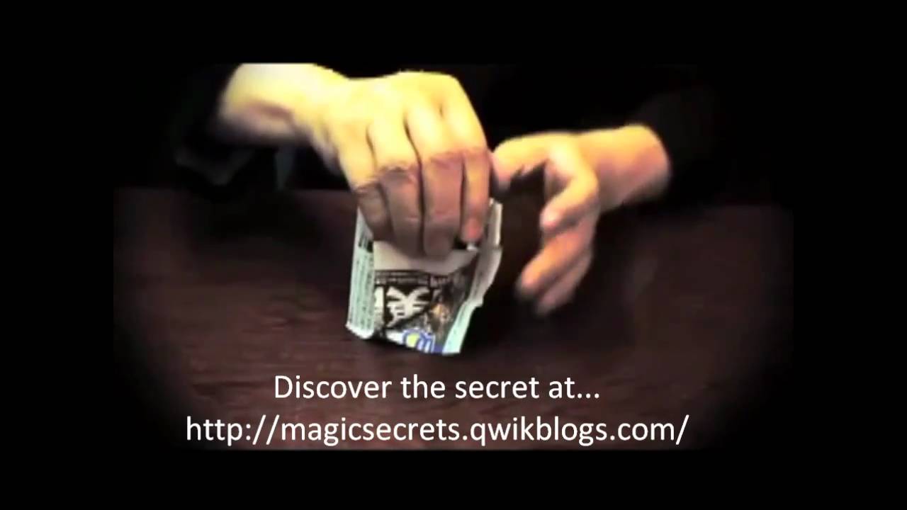 Maric Glass revealed. Coin through glass, vanishing glass and more!