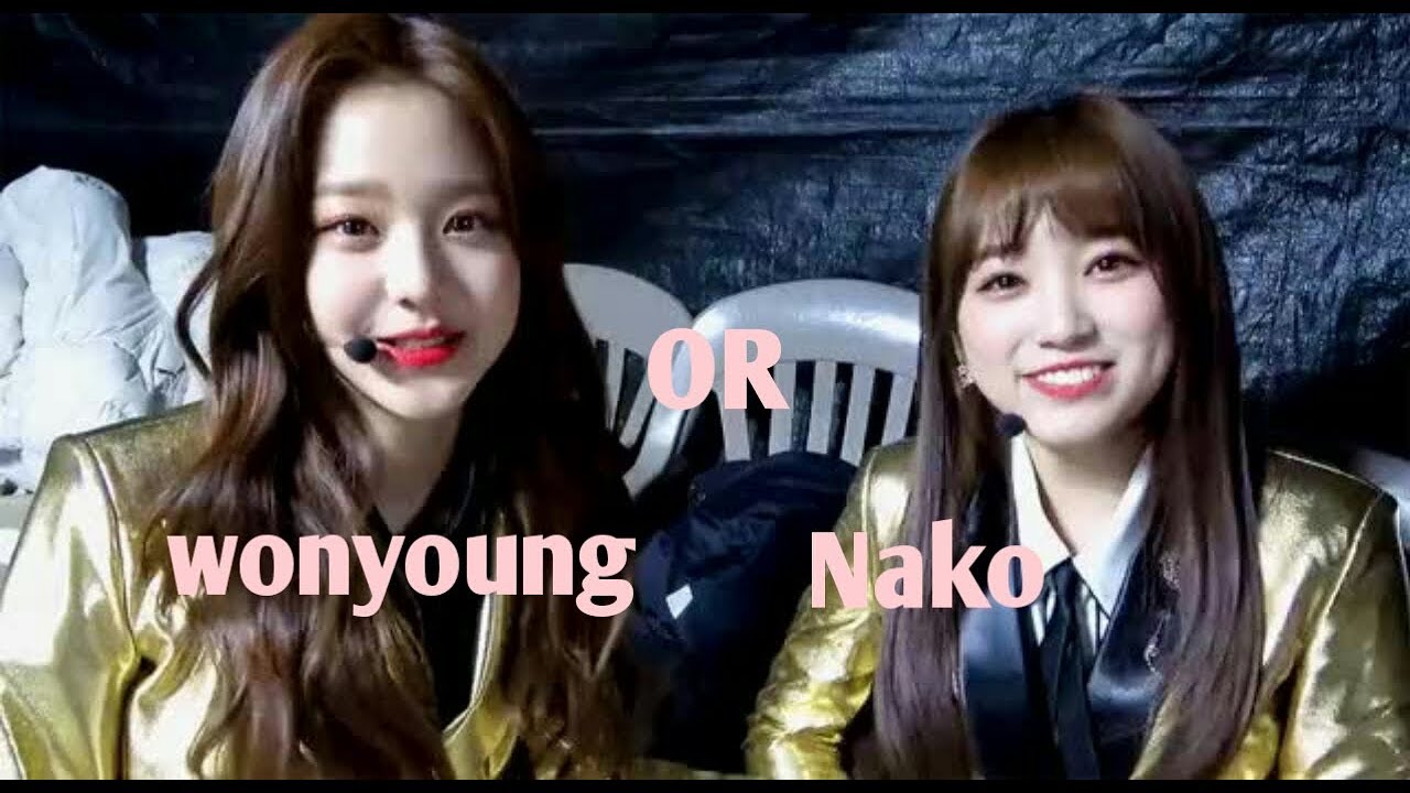 IZONE NAKO AND WONYOUNG AEGYO ( WHO IS MORE CUTE)