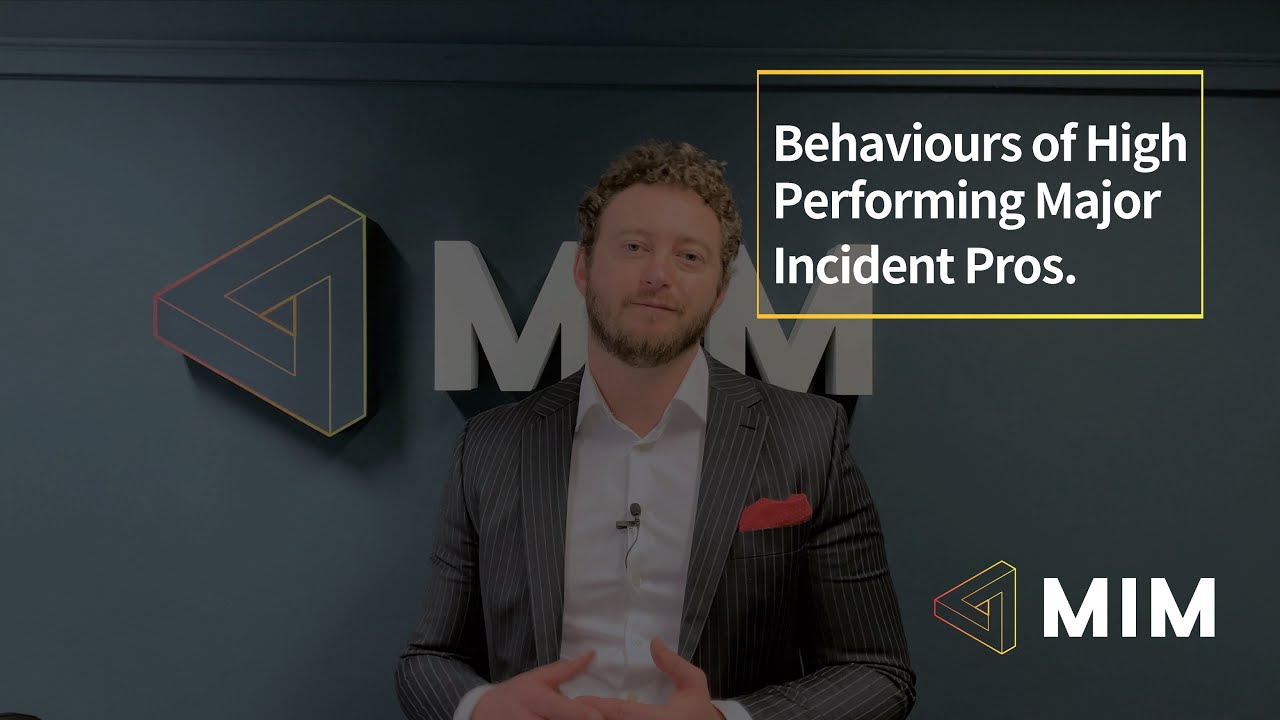 Behaviours of High-Performance Major Incident Professionals