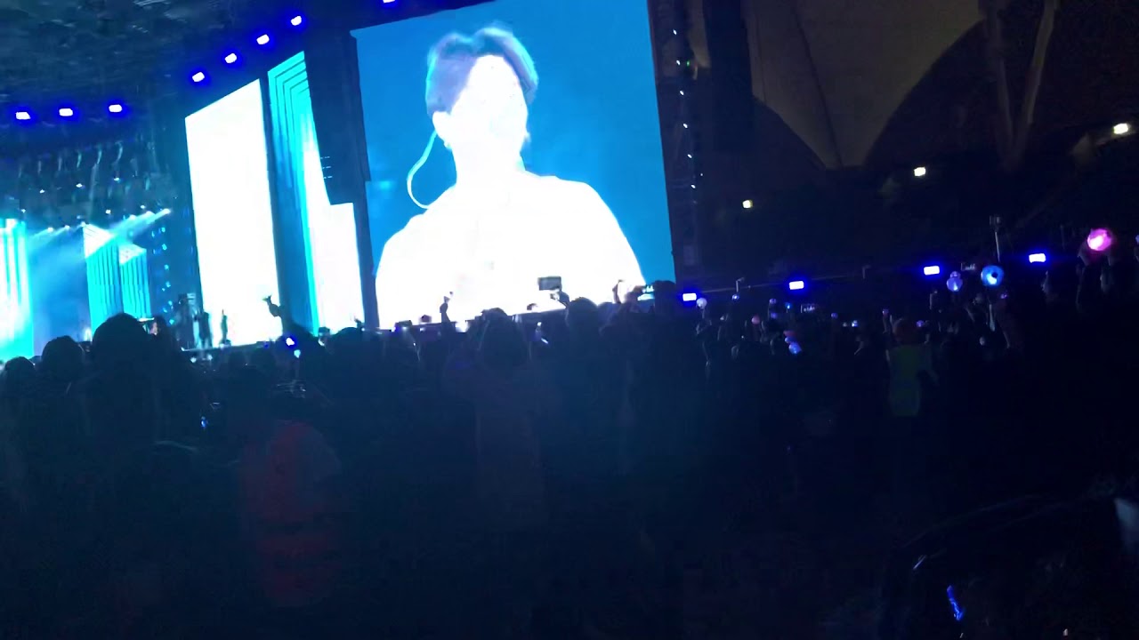 BTS World tour concert in Riyadh - Boy with luv