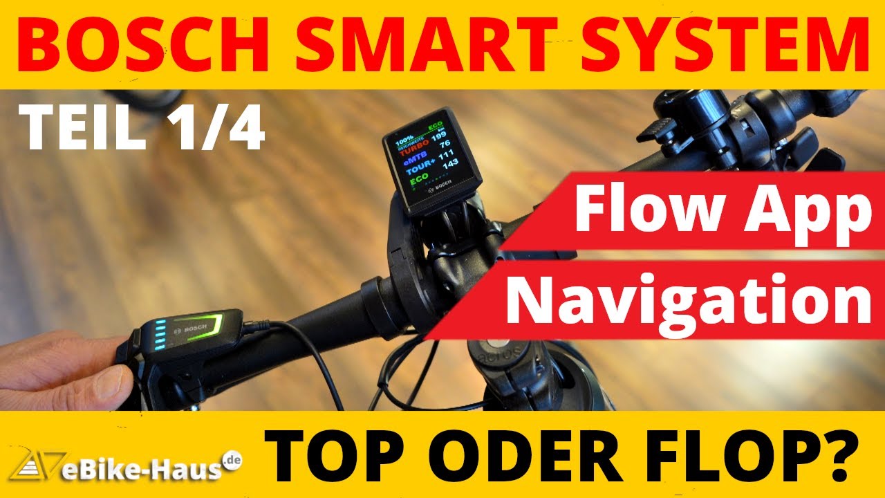 Bosch Smart System: TOP oder FLOP? Teil 1/4: Die E-Bike Flow App - Bluetoothverbindung - Einstellung