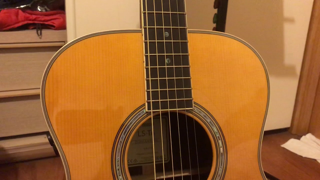 Yamaha transacoustic LS-TA guitar - don't buy until you see this video