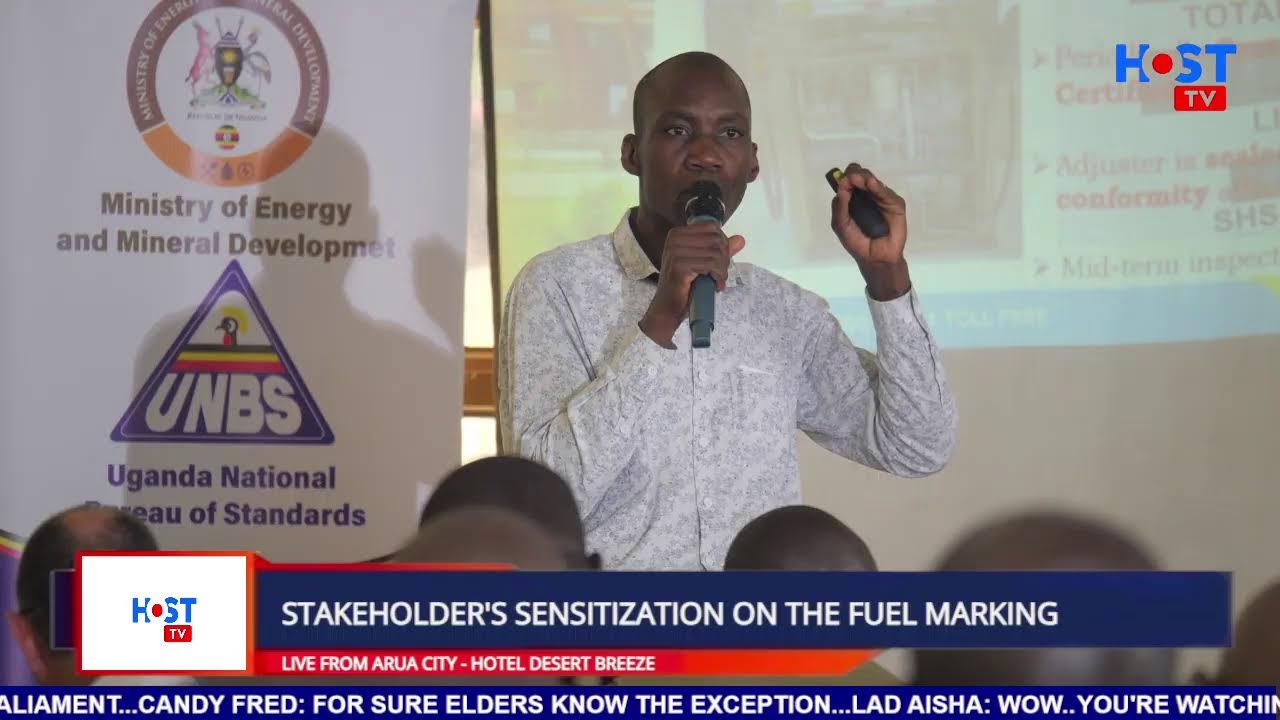 STAKEHOLDER'S SENSITIZATION ON  THE FUEL MARKING & QUALITY MONITORING PROGRAM IN WEST NILE REGION