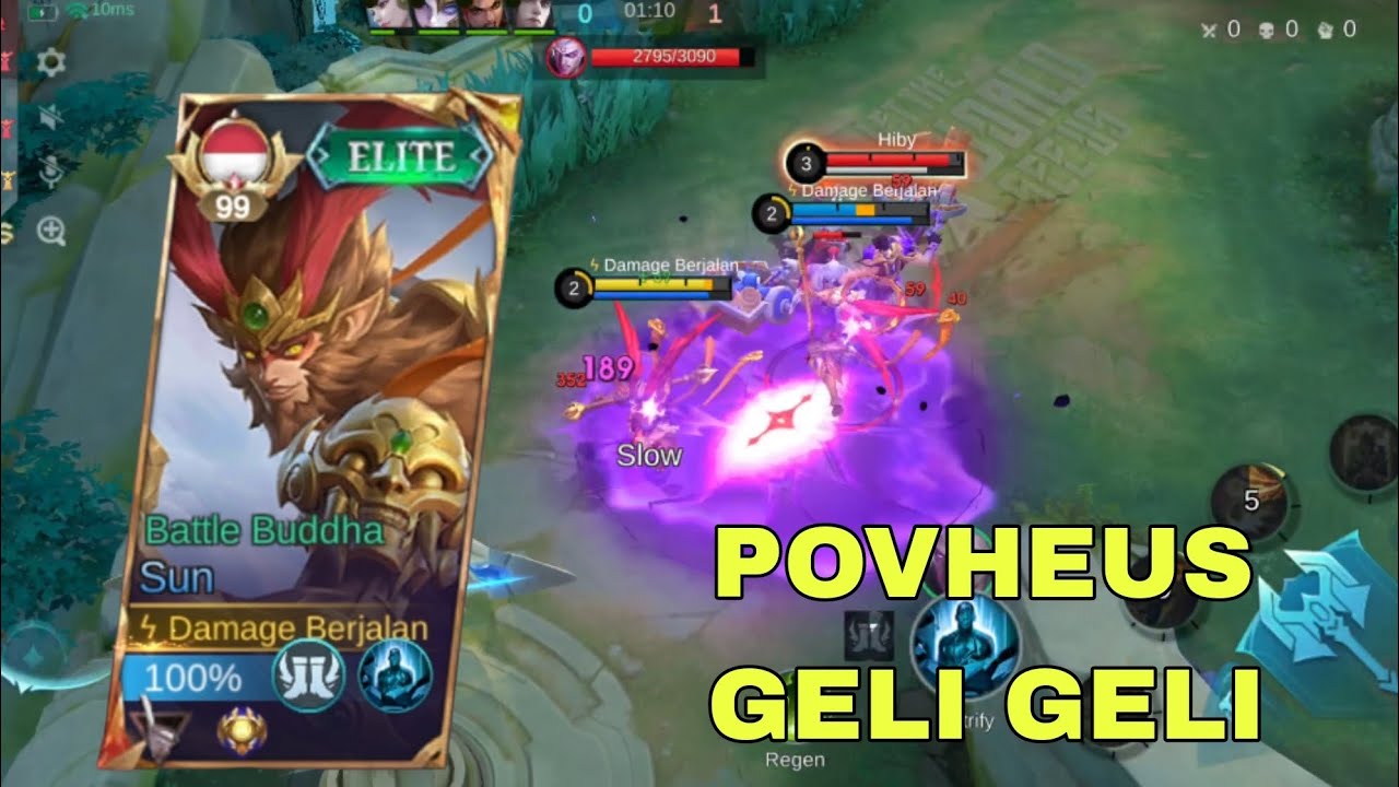 CARA SUN VS PHOVEUS BISA KILL - MLBB INDO