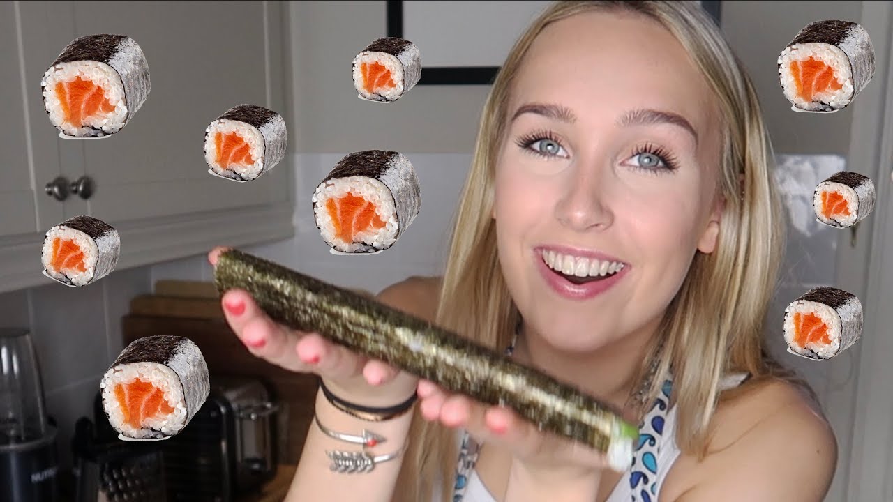 making sushi haha