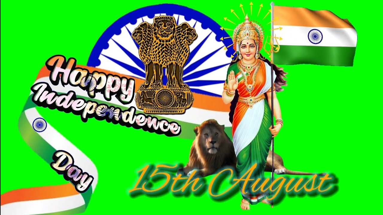 Happy independence day/video green screen background/3d/vfx animation/4k/HD/chroma key facts/No-80