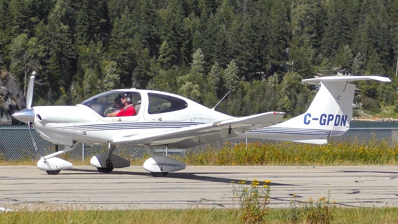 Diamond DA40 Star Takeoff