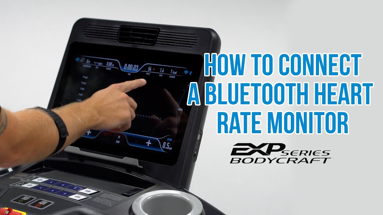 How to Connect A Heart Rate Monitor - Bodycraft EXP Series Treadmill