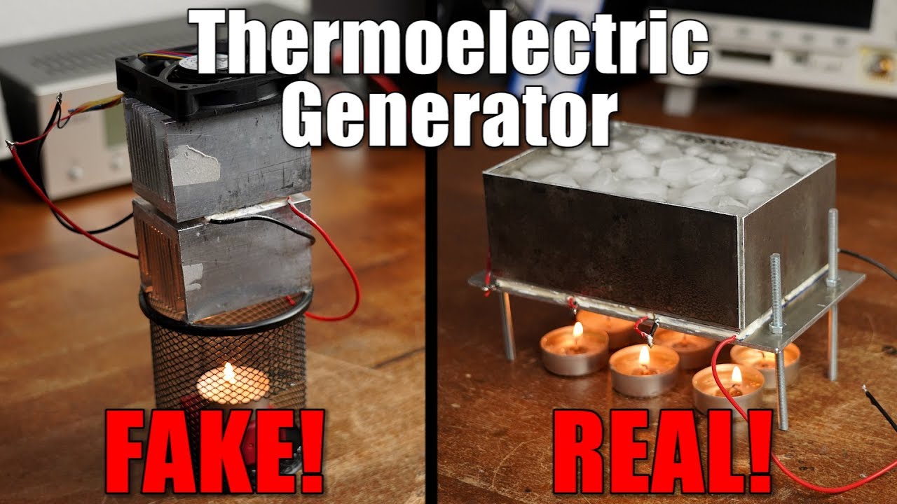 Exposing a FAKE Thermoelectric Generator and building a REAL one!