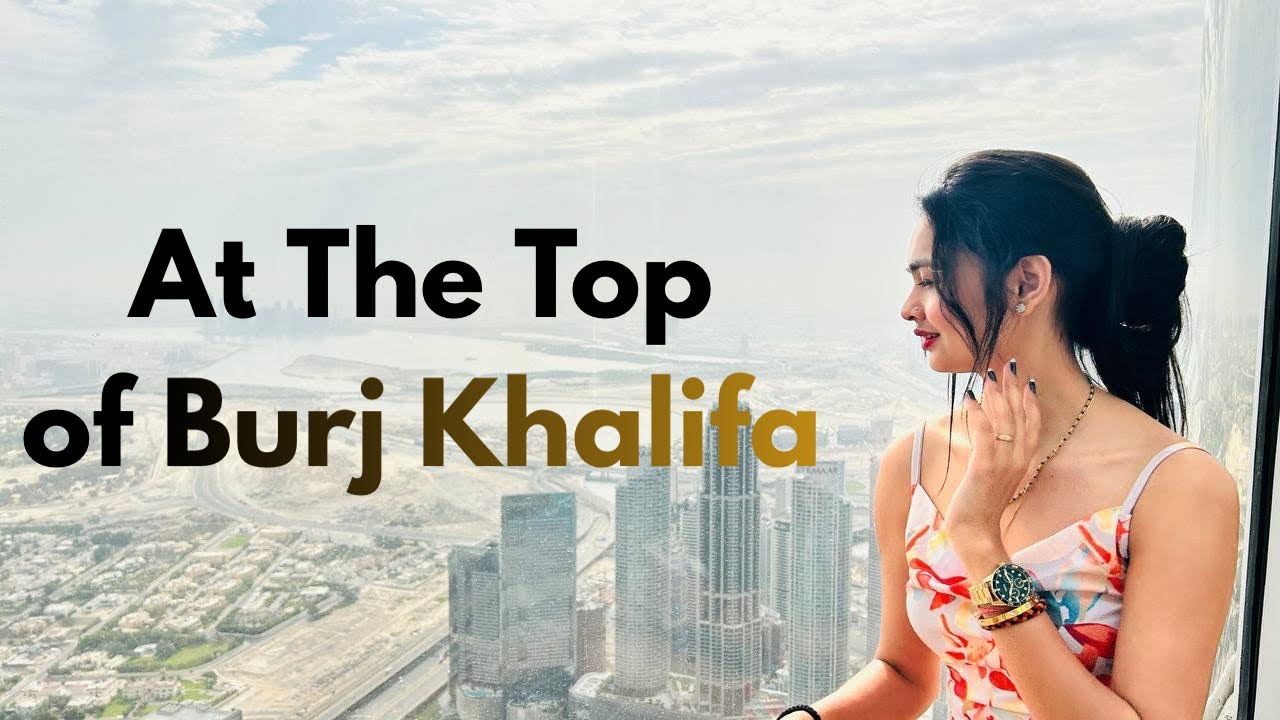 Morning at the Top of Burj Khalifa | Dubai View🌤️🌆 #BurjKhalifa #TopOfBurjKhalifa #dubai #uae