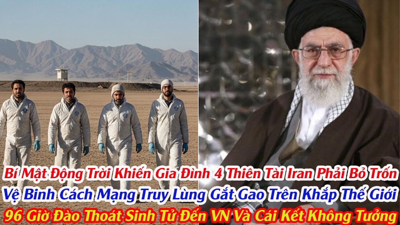 Bị Quân Đội Truy Sát ,4 Thiên Tài Iran Vượt Biên Sinh Tử Đến Việt Nam - 96 Giờ Đào Thoát Nghẹt Thở !