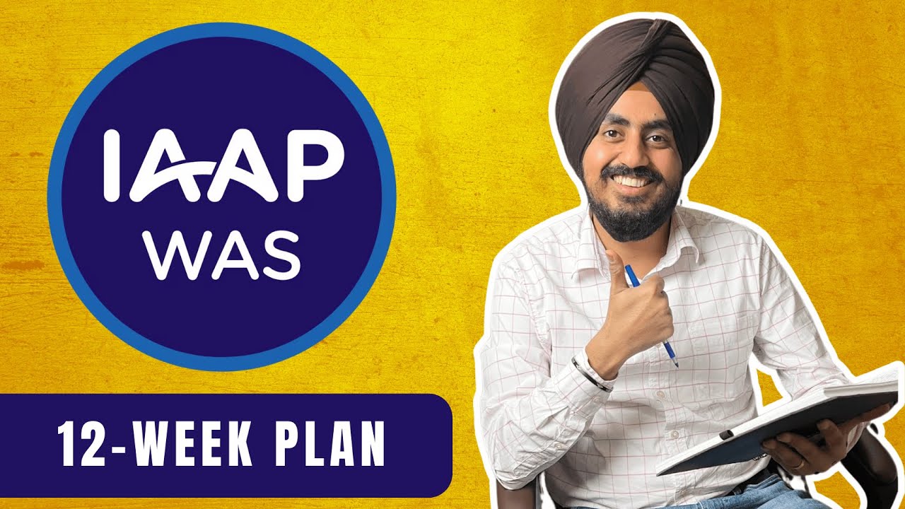 Fast Track to WAS Certification: 12-Week Study Plan Revealed!