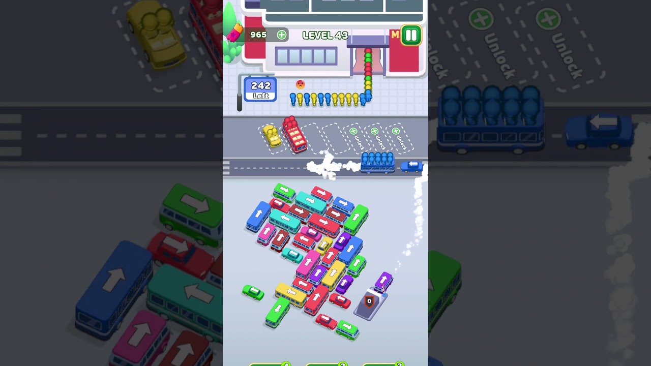 Bus Escape Traffic Jam Level 43 #games #gameplay #gaming #busescape #busescapetrafficjam