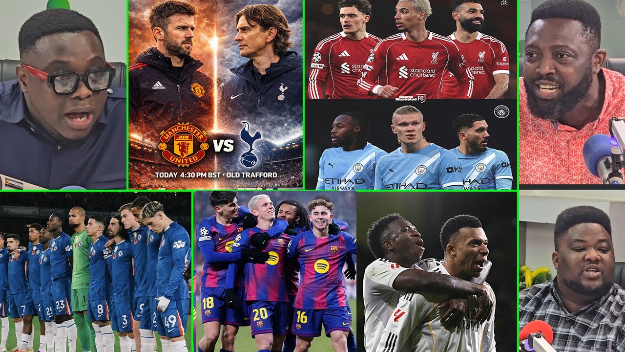 BARCA MUST STAY CAREF..LIVERPOOL VS CITY, MAN UTD VS SPURS, CHELSEA VS SUNDERLAND AND GAME ANALYSIS