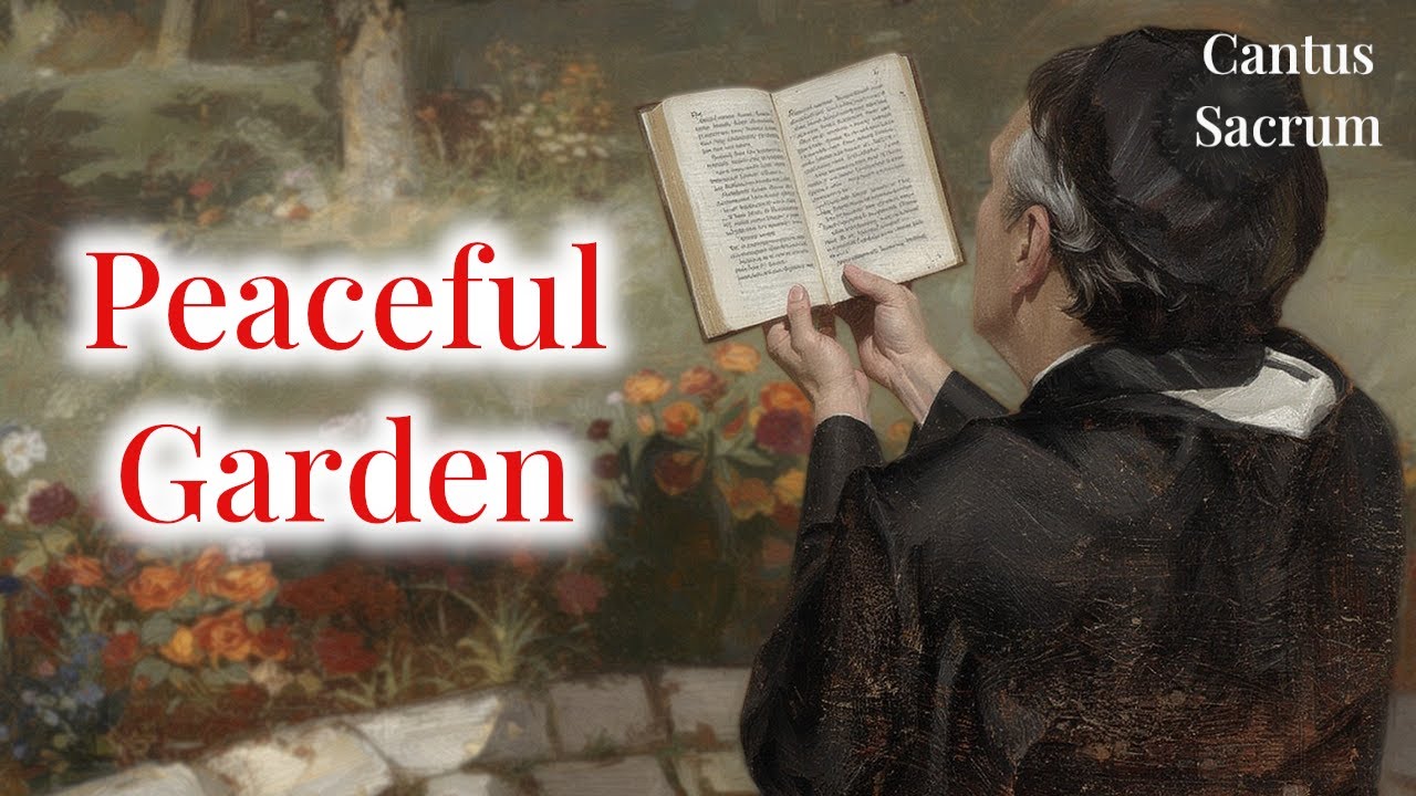 Calm Gregorian Chants | Peace in a Sacred Garden | Saint John Bosco