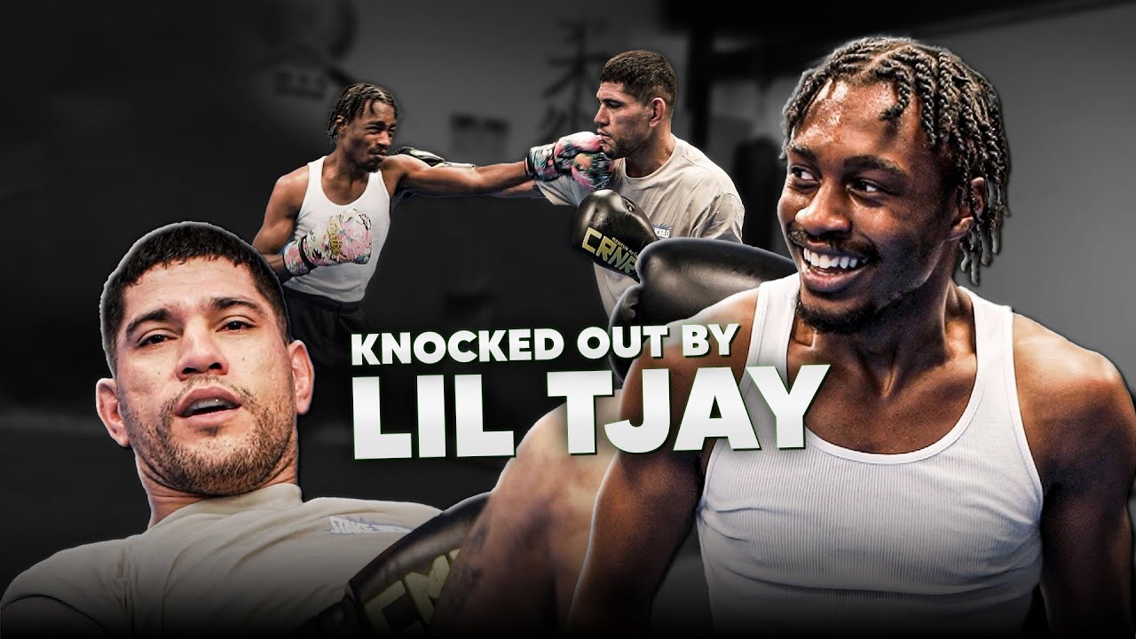 ALEX PEREIRA FOI NOCAUTEADO por LIL TJAY - Sparring de Boxe