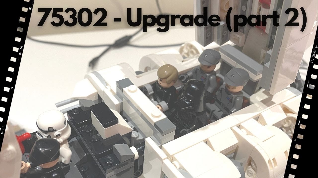 Upgrading 75302 Part 2 - Main Cabin & Clearing Up The Technic