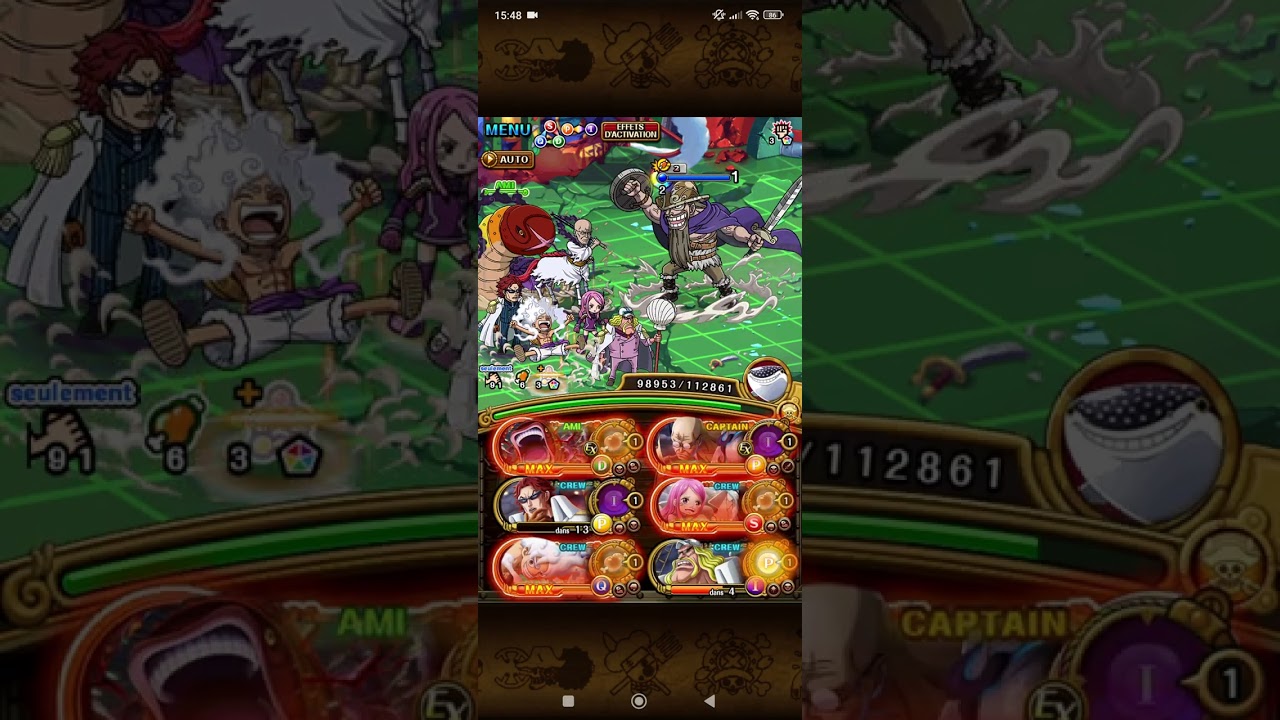 Optc Blitz battle vs warrior of liberation 21.18