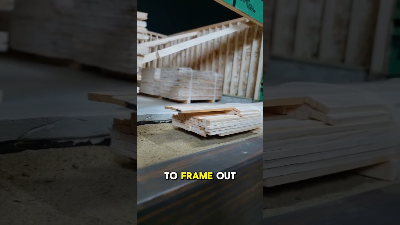 "Miniature" truss and roof package delivery for model house. 