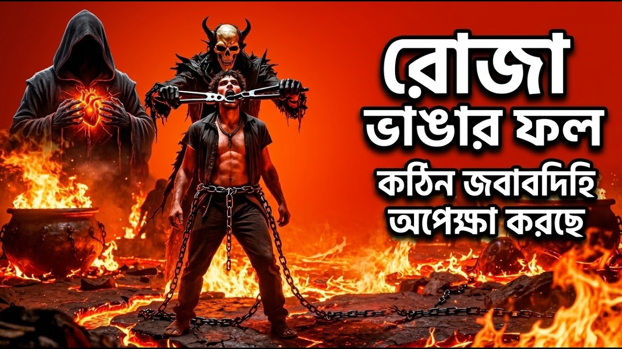 রমজানের রোজা না রাখার ১৫টি ভয়াবহ শাস্তি ❗ ইচ্ছাকৃত রোজা ছাড়লে যা ঘটবে | Ramadan Special