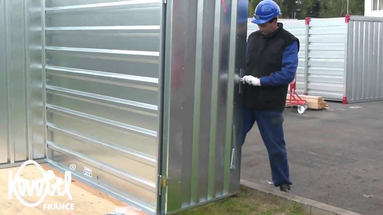 KOVOBEL FRANCE -  MONTAGE CONTAINER DEMONTABLE
