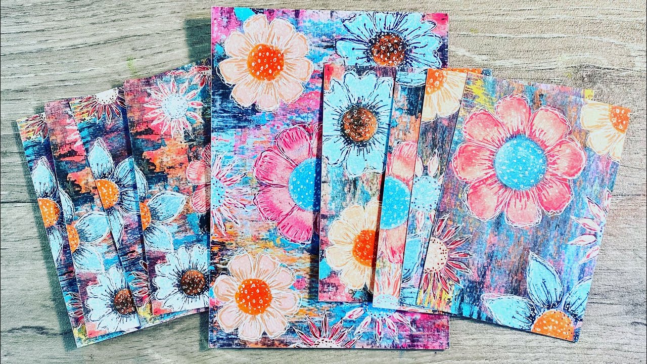 🌸 Take Your Backgrounds Up A Notch With Fun Doodling!  Easy Abstract Doodle Flowers Part 2  🌸