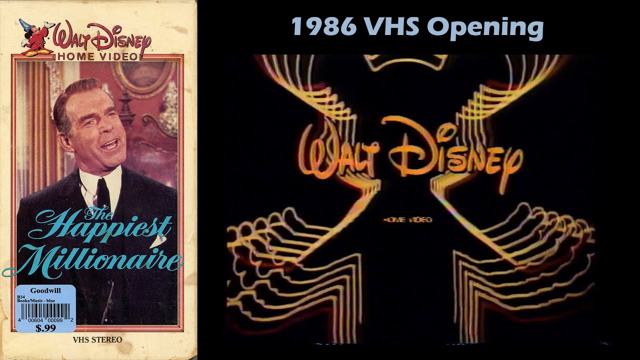 The Happiest Millionaire (1986 VHS Opening)