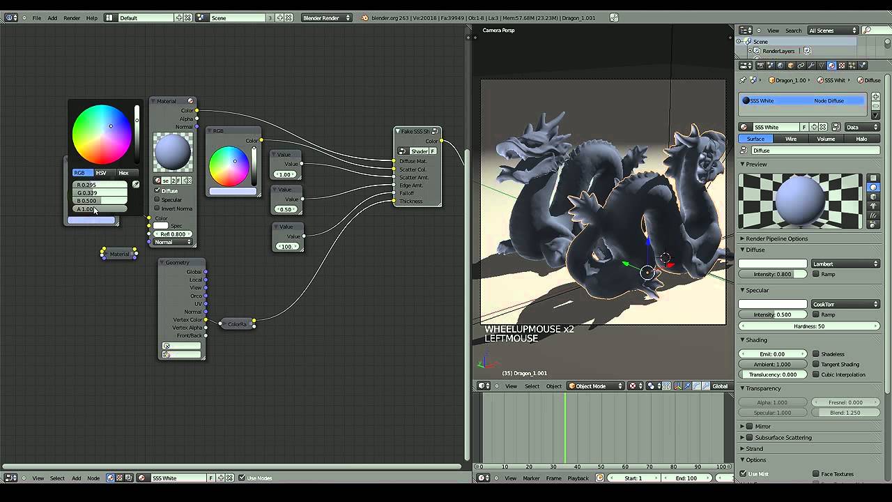 Blender Tutorial | Fast Fake Subsurface Scattering