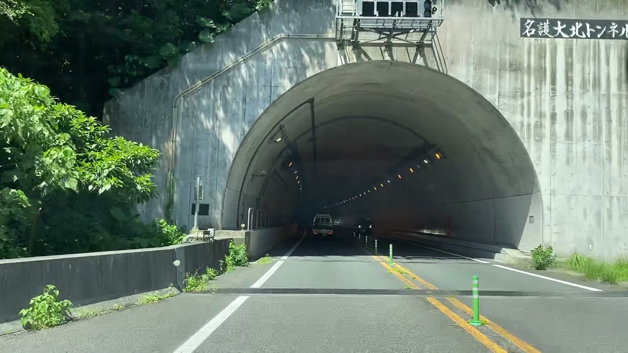 開通したての国道58号　名護東バイパスを通るだけの動画