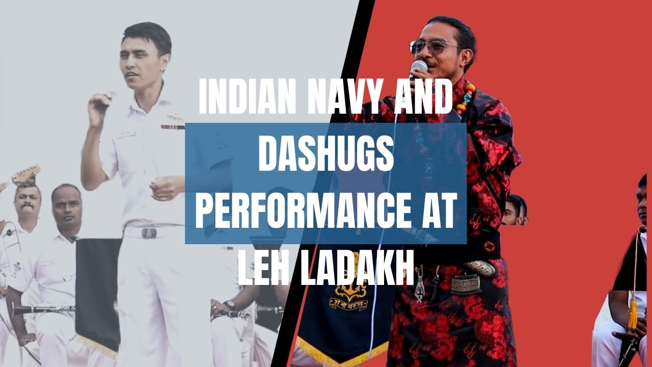 INDIAN NAVY AND DASHUGS PERFORMANCE AT LEH LADAKH 7Jul 2023.