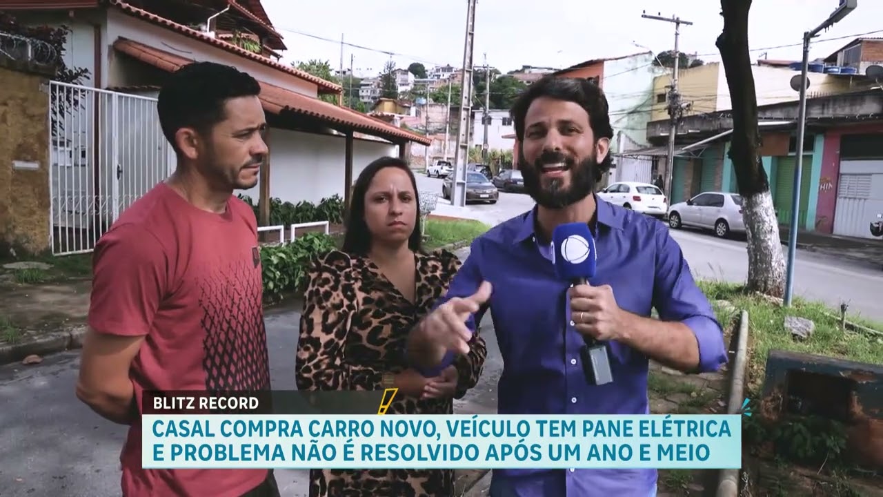 Blitz Record: Casal de BH enfrenta falhas constantes em carro zero há um ano e meio