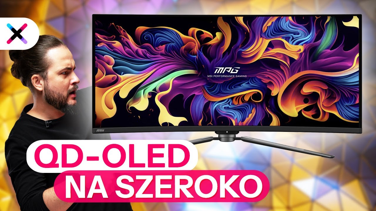 ULTRAWIDE + QD-OLED = potw&oacute;r do grania?! 🎮 Recenzja MSI MPG 341CQPX 😵