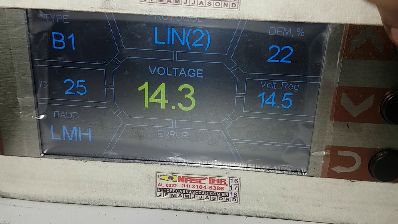 Teste em bancada alternador Renault 1.0 3cc Sandero, Kwid,  logan